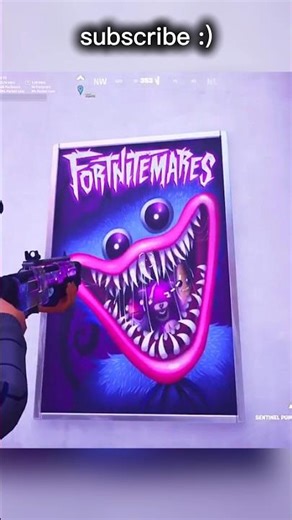 Huggy Wuggy Poster In Fortnite!