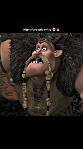 Night fury epic entry 💀🔥 | How to train your dragon edit | #edit #shorts #toothless #animation |