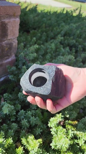 3D printed cache. very nice. #geocaching #geocache #nature #diy