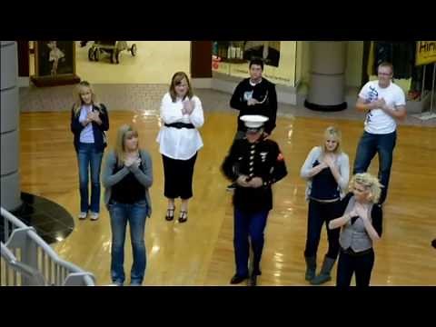 US Marine Comes Home From Afghanistan, Surprises Dad