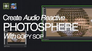 TouchDesigner | Audio Reactive Photosphere with Copy SOP