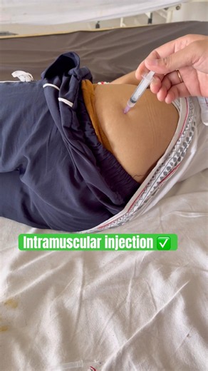 Intramuscular injection ✅#nurse #nursing #nursingstudent #gnm #bscnursing #ytshorts #subscribe #gnm