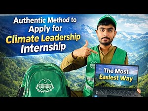 Climate Leadership Development Internship Program Apply Process ! The Most Simplest Method !