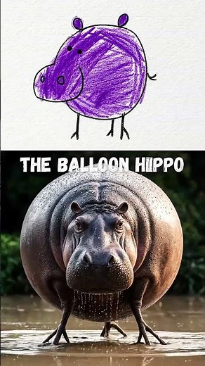 Realistic Animals based on Kids' Art 😂