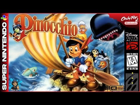 ✅ PINOCCHIO ( SNES / 1996 ) 🔥 LONGPLAY - 4K 60FPS 🔴