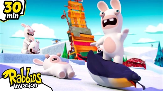 14K views · 375 reactions | Cold weather, cooler vibes: the Rabbids make every icy moment a blast  | 30min Compilation | Rabbids | Facebook