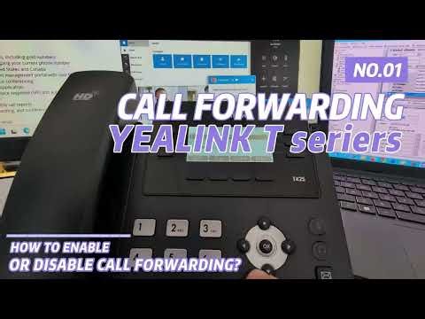 Yealink | Call Forwarding | IP Phone | Tutorial - How to enable/disable call forwarding