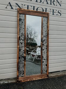 Cowhide Full Length Mirror: Handmade Western Decor - Etsy