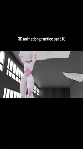 DEALINGSINGE on Instagram: "Animation practice part 10 (power kick) #p2design #animation #blender #3danimation"