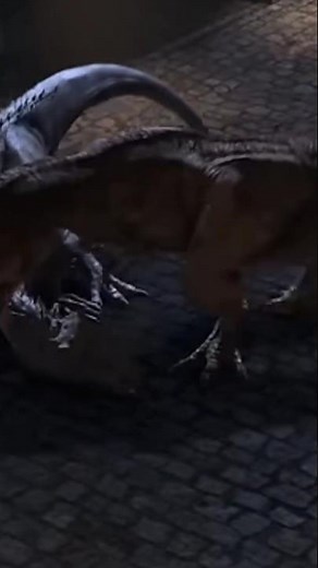 T-rex vs irex fighting amazing