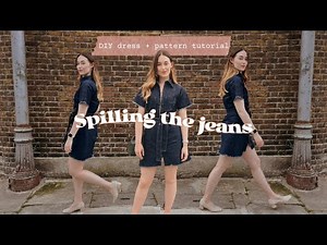 DIY Denim Dress | Summer Dress Tutorial with Pattern | Thrills and Stitches