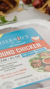 Taco Tuesday just got a glow-up. Fresh Isernio’s Ground Chicken, bold spices, and all your favorite toppings. Dinner = done. #MealsMadeEasy 🌮 Crunchy Ground Chicken Tacos (Feeds a Crowd!) INGREDIENTS 2 lbs Isernio’s Ground Chicken 1 tbsp olive oil 1 small yellow onion, finely diced 2 cloves garlic, minced 2 tbsp taco seasoning (store-bought or homemade) ½ tsp salt, or to taste ½ cup water 12–16 crunchy taco shells Toppings (choose your favorites): Shredded lettuce Diced tomatoes Shredded cheese