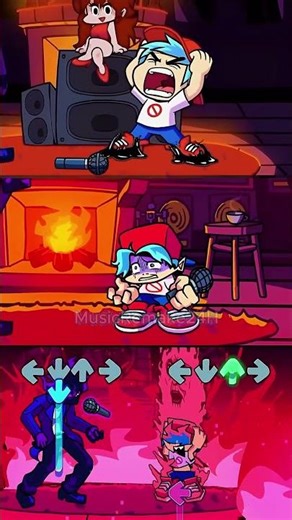 FNF BF Transform Mod Animation | Friday Night Funkin Game #fnf #fridaynightfunkin