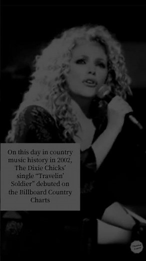 On this day in country music history in 2002 The Dixie Chicks hit the charts #countrymusic #2000s