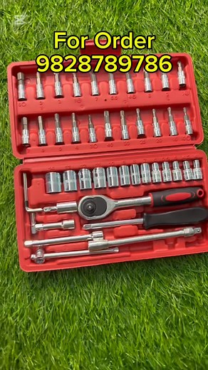 ✨ 46 in 1 Multi Socket Tool Set ✨🔧Rs 999/- अब घरका साना–ठूला मर्मत कार्य सजिलै गर्न सक्नुहुन्छ‼️ 👉 एकै सेटमा 46 वटा टुल्स 👉 Durable र High Quality Material 👉 घर, गाडी, बाइक, इलेक्ट्रोनिक्स मर्मतमा उपयुक्त 👉 Compact Design – सजिलै बोकेर लैजान मिल्ने 🛠 अब मिस्त्री बोलाउन पर्दैन, घरमै सजिलो समाधान 🚗🏠 📦 Limited Stock Available ‼️ 📍 Location:New Baneshwor kathmandu 📞 Order Now: 9828789786 | Electronic Solution