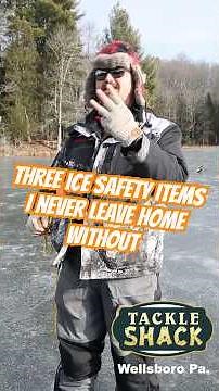 Must Have Ice Fishing Safety Gear - Three Things We Never Leave Home Without!