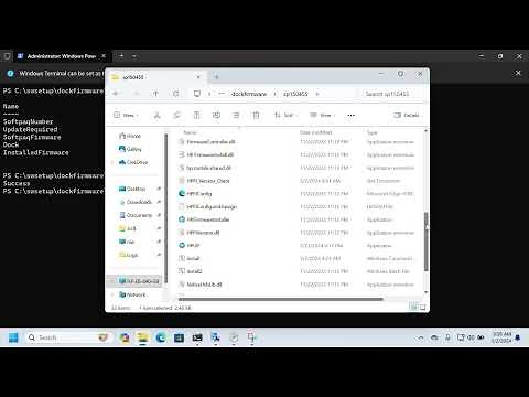 HP USB-C G5 Dock Update, Staging Method, Updates dock firmware on Disconnnect