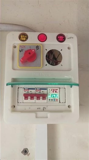 Solar System Load | Solar DP Box, Breaker & Changeover Box Explained 4K Video #shortfeed