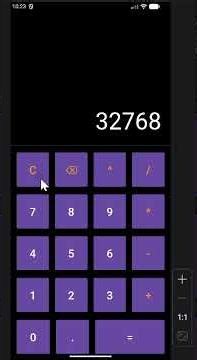 Android calculator build with java