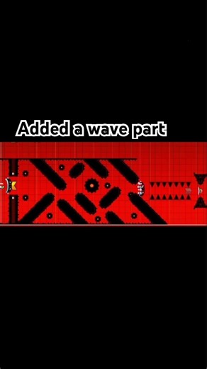 Day 2 of building my Geometry Dash level. Haven’t decided song or name yet. #geometrydash