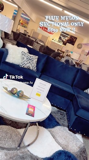 Is $699 the BEST Deal on a Blue Melon Sectional Sofa. Blue Melon Sectional – Now Only $699! Stylish, comfy, and affordable — this modern sectional is ready to take home today! 💳 In-Store Financing Available | 🛋️ In Stock Now 📍 Signature Home Furniture, 7111 Indianapolis Blvd, Hammond, IN 📞 219-803-2359 Serving Hammond, Munster, Highland, Schererville, Calumet City & Chicago Suburbs. #BlueMelonSectional #FurnitureSale #HammondIN #SectionalSofa #SignatureHomeFurniture #FurnitureDeals #SofaSale