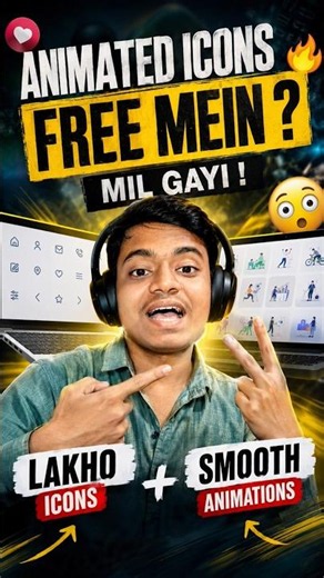 Free Animated Icons Kahan Se Milenge? #shorts #freetools