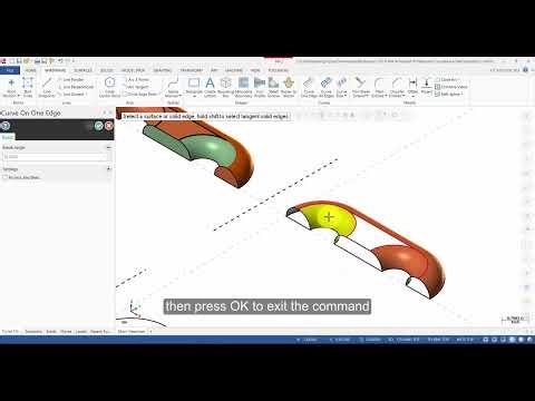 Sweep Surface Sweep, Curve at Edges, Flat Boundary