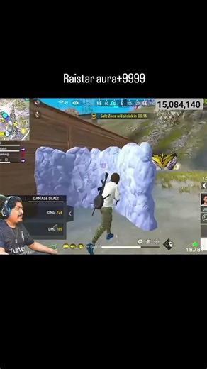 AURA OF Raistar 😱 || #raistar #gyangaming #freefire #hacker Raistar next level gameplay #gameplay