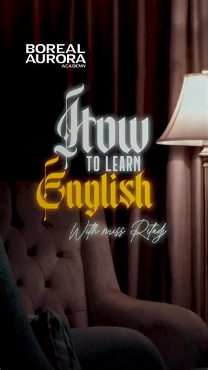 Boreal Academy on Instagram: "HOW TO LEARN ENGLISH WITH MISS RITADJ"
