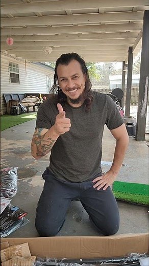 Unboxing & Setting Up My Backyard Golf Net | Home Practice Grind ⛳️