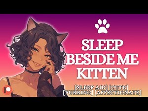 Sleepy Neko Mommy Cat Naps With You [F4M] | Purring | Sleep Aid | Kisses | ASMR Girlfriend Roleplay