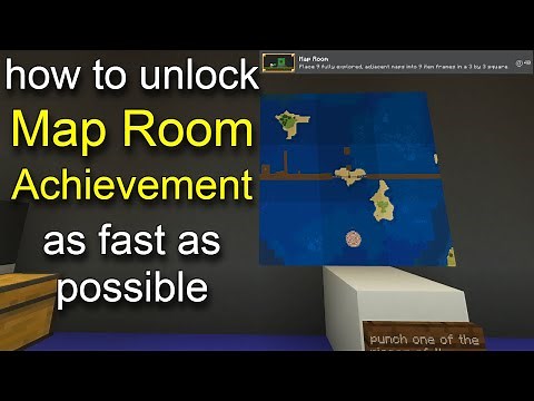 Minecraft Bedrock - Map Room Achievement Guide