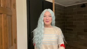 Watch long wavy green wig on Amazon Live