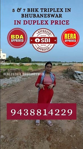 5 & 7 BHK Triplex In Duplex Price | SBI BDA & RERA Approved Duplex In Bhubaneswar