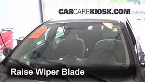 Front Windshield Wiper Blade Change: 2012 Toyota Corolla LE 1.8L 4 Cyl.