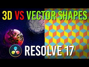 Vector Shape vs 3D Nodes for Motion Graphics in DaVinci Resolve 17 (Fusion Tutorial)