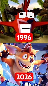 Crash Evolution - Crash Bandicoot (1996) to Fortnite (2026)