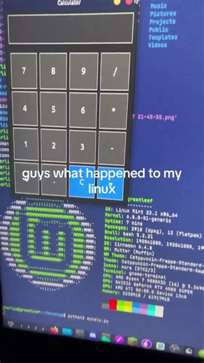 this is strange #python #linux #bsod #what #fyp