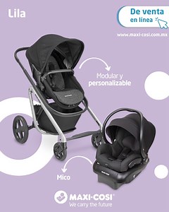1.2K views · 276 reactions | ¡LILA de Maxi Cosi® con 20% de DESCUENTO comprando con el CÓDIGO: MAXICOSI20 hasta el 30 de junio, la carriola convertible a Sistema de Viaje con el Porta bebé Coral y Mico! Diseñada para bebés de 2 hasta 20 kg, suspensión en 4 ruedas, capota con protección solar UV50+ y acolchado termo regulable, cómprala en línea aquí: https://bit.ly/3ulqVIG | Maxi-Cosi | Facebook