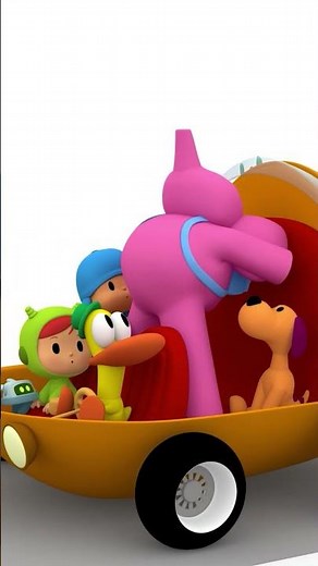 🐙 Fred helps Pocoyo and his friends|VIDEOS and CARTOONS for KIDS #shorts