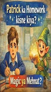 Who did Patrick's Homework? Class 6th Chapter 1 #english #class6 #chapter1 #trending #viral #shorts