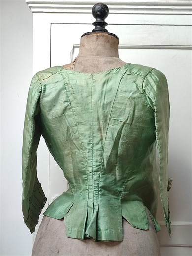 French Silk Taffeta Jacket, for Documents or Silhouettes, Late 18th Century - Etsy