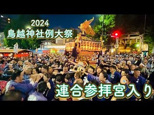 鳥越神社例大祭（鳥越祭り）② 連合神輿渡御参拝宮入り Torigoe Shrine Annual Festival 2024.6.8