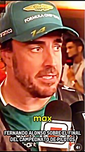 592K views · 17K reactions | Fernando Alonso da su punto de vista sobre la conclusión del campeonato de pilotos. #fernandoalonso #AbuDhabiGP | Adictos a la Fórmula 1 | Facebook