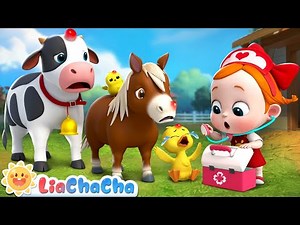 Boo Boo Song (Farm Animals Version) | EP83 | Farm Animal Song | LiaChaCha Kid Songs & Nursery Rhymes