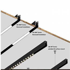 [Hot Item] DC48V Recessed Trimless Magnet Modular LED Spot Lighting Rail System Linear Light Bar Spoltight Magnetic Ceiling Lights Magnetic LED Track Spot Lamp