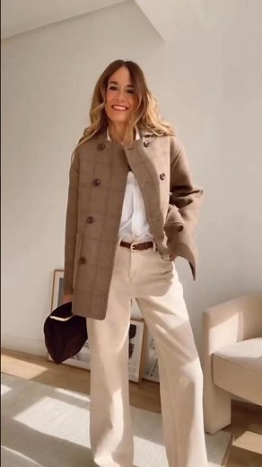 Abrigo Corto Vs. Largo: Dos Looks Con La Misma Base #fashiontrends #outfitideas #casualchic #ootd