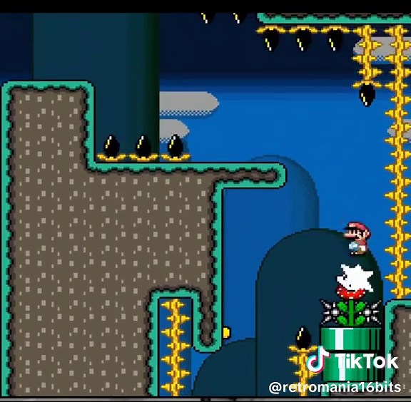 Extraordinary Vertical Level in Mario Kaizo Gameplay