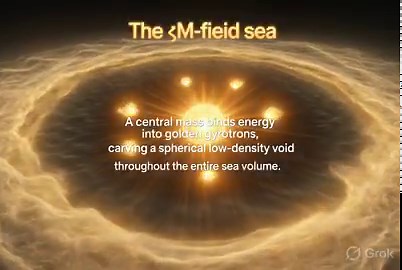 🚨PHYSICS NEWS🚨: Gravity isn’t proof we’re living in a simulation — it’s proof the sea is real and pushing back.🧨A new paper claims gravity’s behavior looks too neat, too optimized, like code written into a cosmic simulation. The idea is gaining traction again: if gravity seems “engineered,” maybe we’re all inside someone else’s program.Uniphics shows gravity needs no programmer and no external computer at all. Space is filled with one continuous three-dimensional ξM-field sea of unbound energ