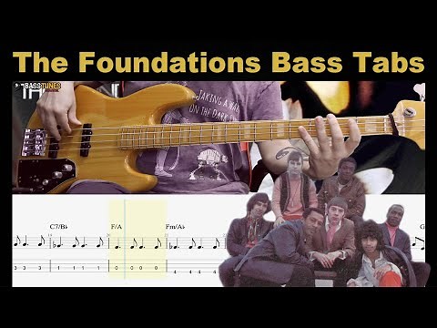 The Foundations - Build me up buttercup BASS COVER (with Tabs and Sheet)